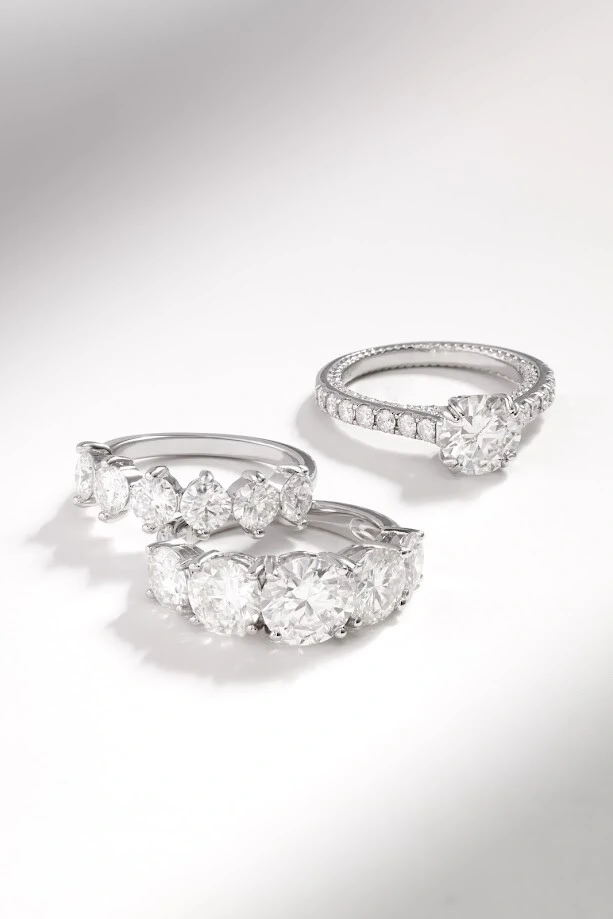 Foto Anel Crown Moissanite