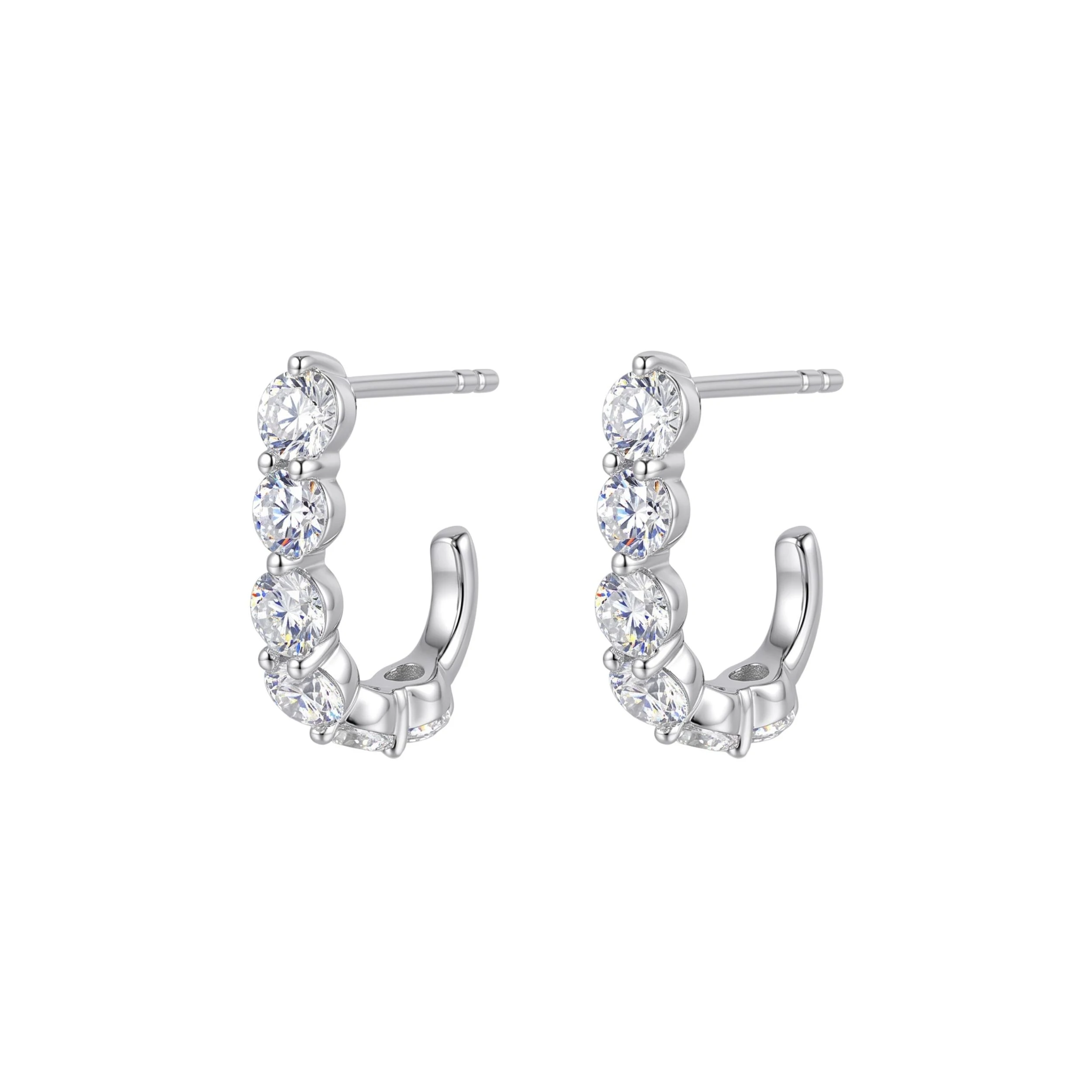 Foto Meia Argola Luna Moissanite M