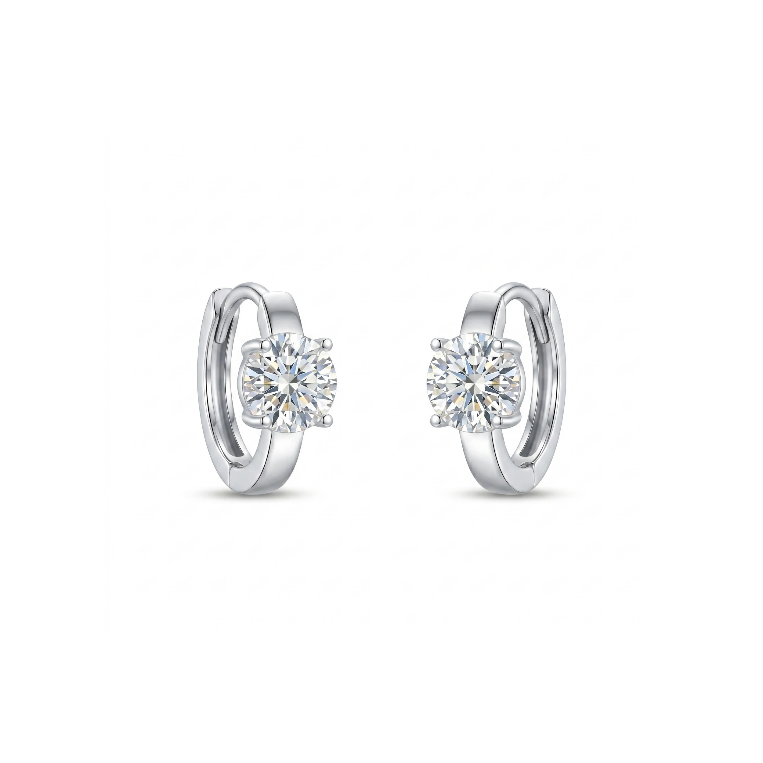 Foto Argola Alva em Moissanite