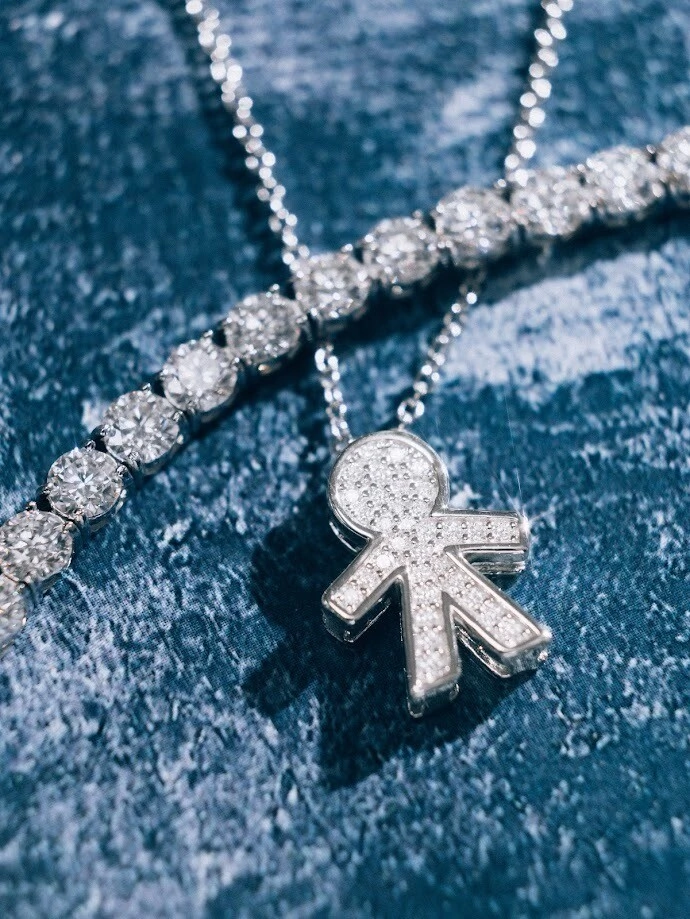 Foto Colar Boy Moissanite