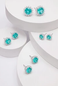 Brinco Oásis Lab Grown & Moissanite