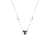 Colar Green Heart