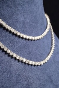 Colar Riviera Moissanite 2,5mm 38cm