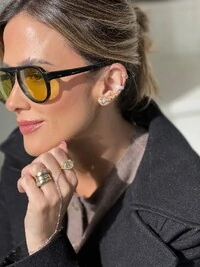 EarCuff Yellow Fancy