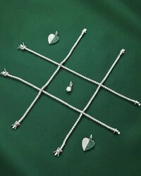 Pingente Solitário Moissanite