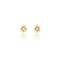 Brinco Germany Citrino & Moissanite