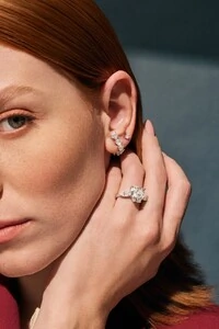 Brinco Solitário Moissanite