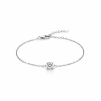 Pulseira Solitário Moissanite