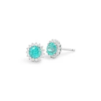Brinco Paraíba Princesa & Moissanite