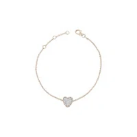 Pulseira com Coração Microcravejado