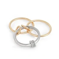 Anel Stack Moissanite