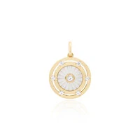 Pingente Solstice Dourado