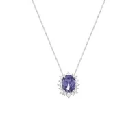 Colar Oval Princess Tanzanita