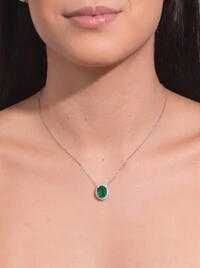 Colar Oval Princess Esmeralda
