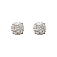 Brinco Illusion G Moissanite