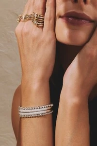 Anel Stack Moissanite