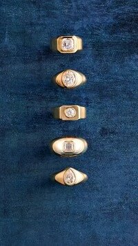 Anel Dedinho Modern Moissanite