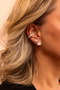 Fake Piercing Ice Moissanite