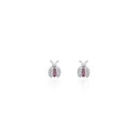 Brinco Joaninha Pink