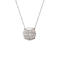 Colar Illusion G Moissanite