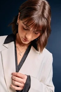 Colar Cruz Moissanite