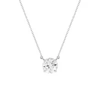 Colar Solitário Moissanite 10mm