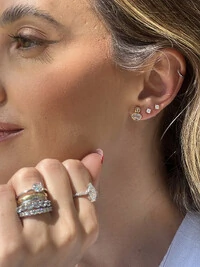 Brinco Lumière Moissanite