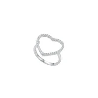 Anel La Vie en Coeur Moissanite