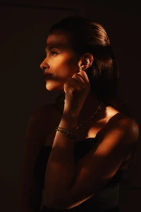 Brinco Oval Moissanite