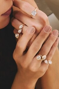 Anel Lumière Moissanite