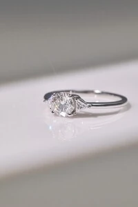 Anel Fancy Moissanite