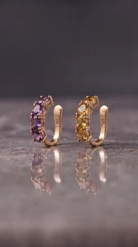 Fake Piercing Citrino