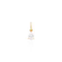 Pingente Gota Moissanite