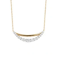 Colar Curve Moissanite