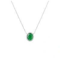 Colar Oval Princess Esmeralda