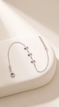 Pulseira Cross Moissanite