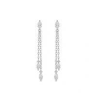 Brinco Marquise Chain Moissanite