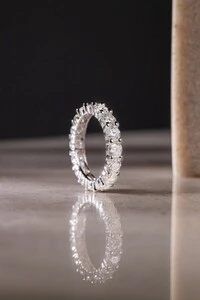 Aliança Moissanite 4mm