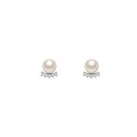 Brinco Pearl Moissanite