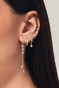 Argola Ellora Moissanite