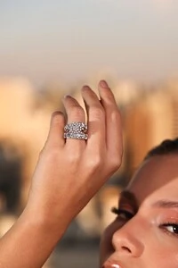 Meia Aliança Moissanite 4mm