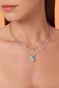 Riviera Celeste Topázio Sky & Moissanite