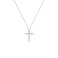 Colar Cruz Moissanite
