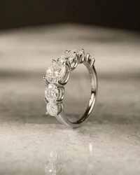 Anel Crown Moissanite