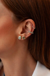 Brinco Square Topázio Sky