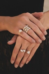 Anel Verité Line Moissanite