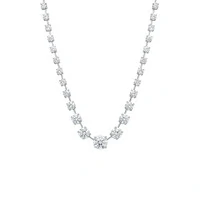 Colar Riviera Fio Faca Moissanite