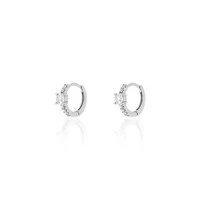 Brinco Argola Pure Moissanite