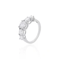 Anel Crown Moissanite
