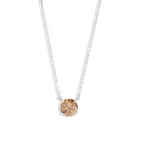 Colar Ponto de Luz Champagne 8mm